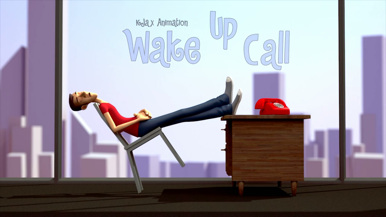 《Wake Up Call》别人的动画练习3D短片