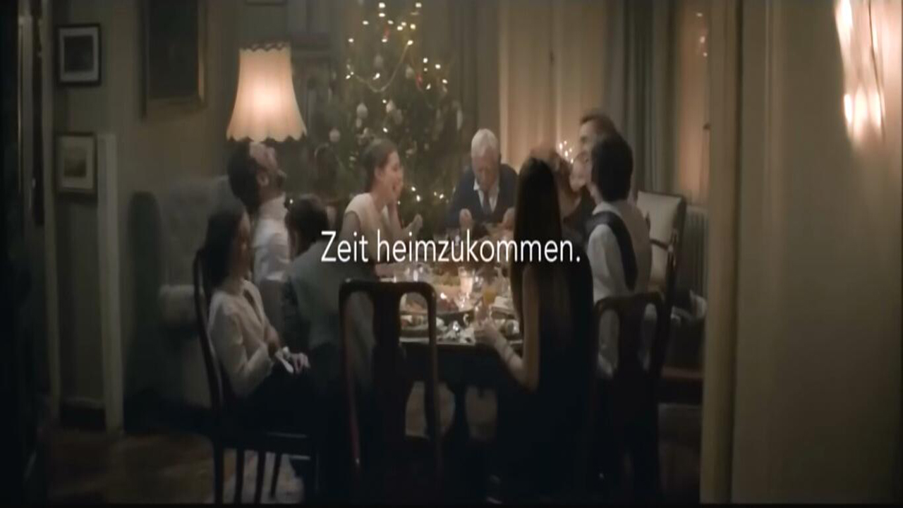 德國超市EDEKA「今年最温馨圣诞广告」是时候该回家了 