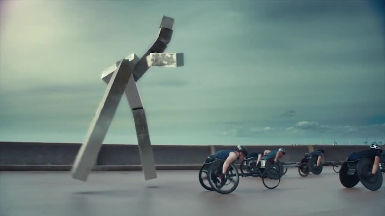 Channel 4 《4频道形象广告 之三》轮椅竞速篇