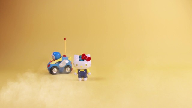 定格短片 《哆啦A梦遇上Hello Kitty》