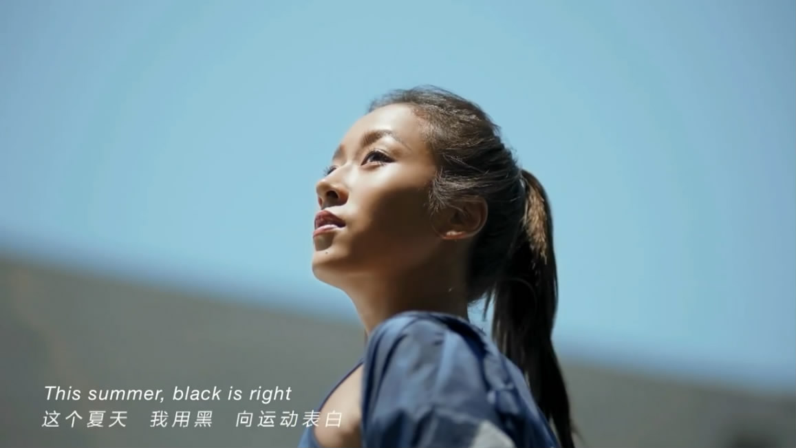《ASICS》 用黑, 向运动表白-宣传片